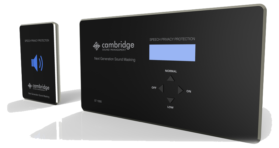 enmascaramiento de sonido biamp cambridge